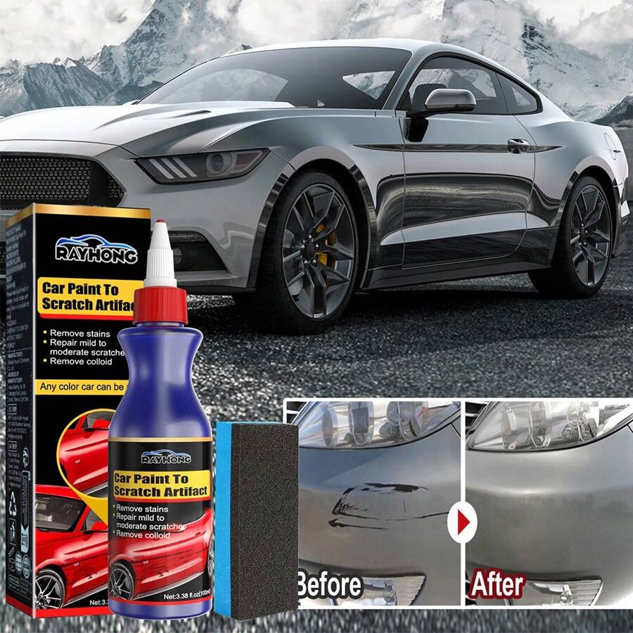 100ml Car Paint Scratch Repair Kit, Scratch Remover Filler Wax For