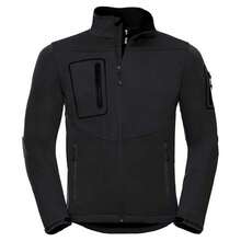 Russell Mens Sports Soft Shell Jacket (Black) - Black - View 1