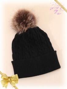 1pc Casual Striped & Plaid Knit Beanie Hat, Warm Acrylic Slouchy Ski Cap For Men And Women, Autumn/Winter - A - View 14