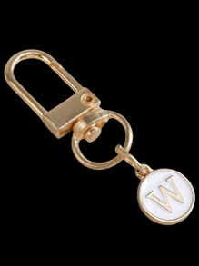 HAILIAN A Bag Pendant Designed Based On English Letters, With A Fashionable And Simple Style, Suitable For Halloween Costume Matching, Suitable For College Students And Elementary School Students Bag Pendant, Car Keychain, Birthday, Holiday, Back To School Season, Halloween Small Gifts