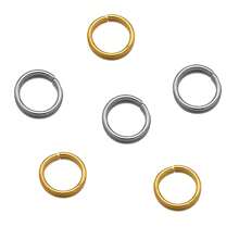 20 Stücke 304 Edelstahl Karabiner Verschlüsse mit 40 Stücke 7mm Binderinge für Ohrringe, Armbänder, Halsketten, Anhänger, Schmuck-DIY Herstellung