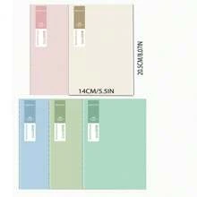 4本/套渐变蓝色A5螺旋装订笔记本 - 时尚日记套装，色彩惊艳，320页耐用纸张，方便记笔记、素描和创意表达，适用于数学和办公用途。 - 彩色 - 查看 17