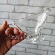 MOLHEIRA DE CRISTAL CORAÇÃO 15,5X6X8CM - Branco - Visão 5