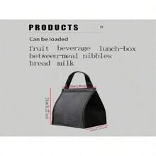 New Lunch Bag, Customized Lunch Bag (Photos, Scenery, Illustrations, Name), Can Be Customized According To Your Unique Design, Travel, Office, School, Picnic, Portable High-Capacity Lunch Bag Insulation, The Best Choice For Gifts Shop Back To School - Multicolor - View 5