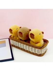 Brazalete De Capibara Marrón Capybara Peluche Slap Pulsera - Camel - Ver 3