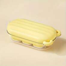 Ice Cube Tray With Lid , Super Easy Release, 6-Cube Silicone Ice Trays For Freezer, Stackable Spill-Resistant Small Ice Cube Mold - Multicolor - View 10