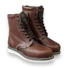 Botas De Trabajo, Botas Purépecha, 502 Ohio 20 Cm Suela Hule - Marrón - Ver 1