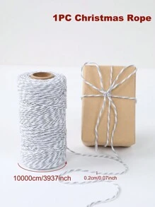 1 cuộn dây thừng gói hộp quà Giáng sinh tự làm dài 85m/100m, dùng cho tiệc sinh nhật, ngày lễ, đám cưới, Giáng sinh, năm mới, dây đóng gói quà tặng, trang trí treo cây thông Noel, dây treo thẻ, dây trang trí đa năng cho mọi hoạt động, dây thừng dệt thủ công tự làm, dây đóng gói quà tặng năm mới - dây đóng gói - Xem 12