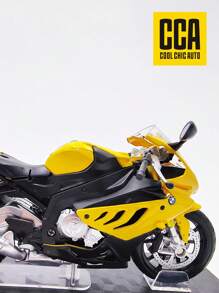 1:12 Scale BMW S1000 Alloy Motorcycle Model, Collectible Metal Toy Replica, Decor & Gift For Motorcycle Enthusiasts