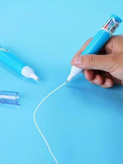 قلم تصحيح جديد سريع الجفاف قطعتان، لوازم طلابية ومكتبية متعدد الاستخدامات للعودة إلى المدرسة