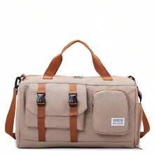 大容量旅行行李袋 防水周末旅行袋 适用于健身房锻炼过夜旅行行李单肩包 旅行包 手提箱旅行袋 过夜包 健身包 周末包 行李袋 随身包 大学包 行李袋 - 彩色 - 查看 12