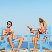 FOOWIN HDPE Folding Adirondack Chair, All-Weather Resistant Adirondack Chair W/4 In 1 Cup Holder Trays, Adirondack Chairs For Outdoor, Patio, Lawn, Garden, Backyard Deck