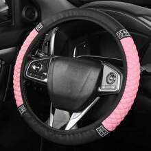 Car Steering Wheel Cover (no Inner Ring) - Pink - View 1