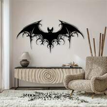 POSIGLOWTH Giant Majestic Bat Metal Wall Art - Victorian Gothic Halloween Decor, Scary Room Accent, 15.74"X7.85", Easy Hang 1PC,Home Decor ,Room Decor,Wall Decor Gifts Birthday Graduation