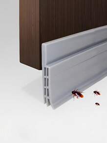 1條臥室自粘門底密封條，隔音，防塵，防風，防水，適用於木門或玻璃門