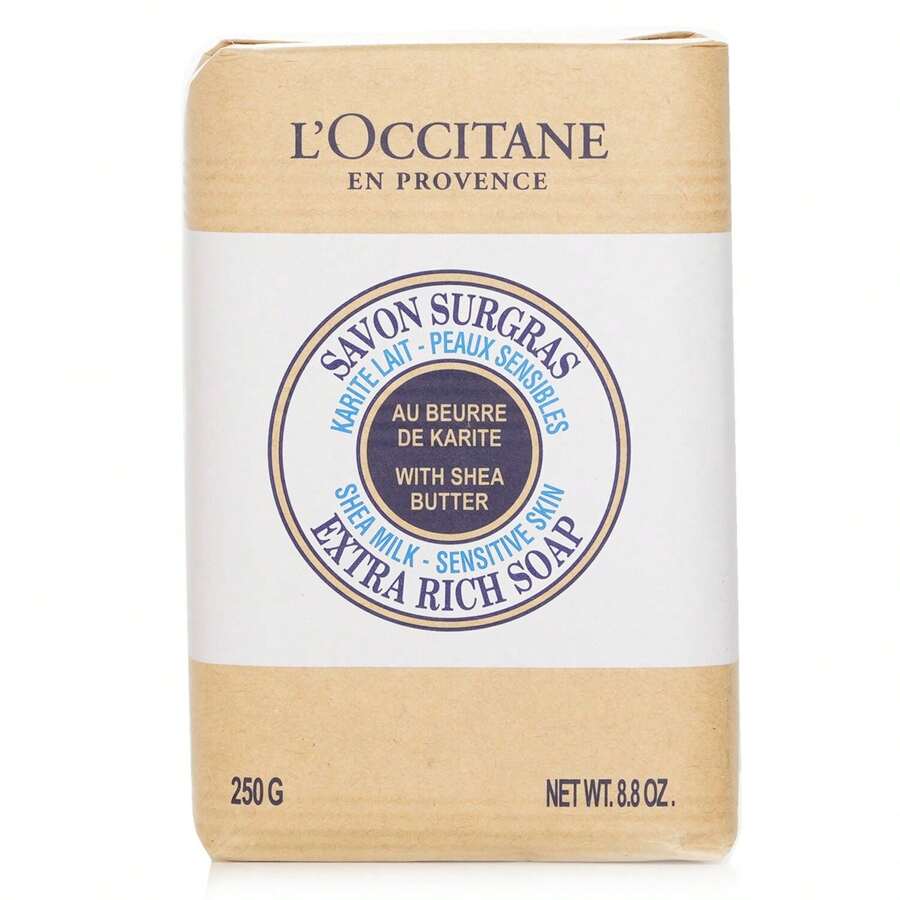 L'Occitane Shea Butter Extra Rich Soap - Shea Milk (For Sensitive Skin) - 250g/8.8oz - 彩色 - 查看 1