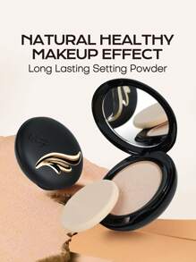 MISTINE Winged Oil Control Pressed Powder, Setting Powder Makeup, Shine Control, Matte Finish, Prolong Makeup For Long Lasting Complexion. Silicone Free, Paraben Free, Non-Acnegenic 1 Pack
