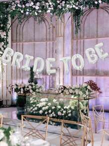 9入組婚禮淋浴派對裝飾氣球