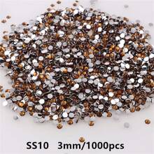 1000pcs Flat Back Resin Rhinestones, Resin Crystals, Round Flat Bottom Resin Gems, For Accessories, Shoes, Clothes, Cosmetics, Bags, Handmade DIY Art Decorations
