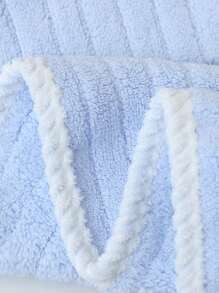 5pcs Infant Cartoon Embroidered Soft Coral Fleece Bibs, Highly Absorbent For Home And Outdoor Use - Multicolor - View 8