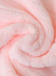 5pcs Infant Cartoon Embroidered Soft Coral Fleece Bibs, Highly Absorbent For Home And Outdoor Use - Multicolor - View 9