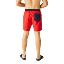 Regatta Mens Bentham Swim Shorts (High Risk Red/Navy) - High Risk Red/Navy - View 5