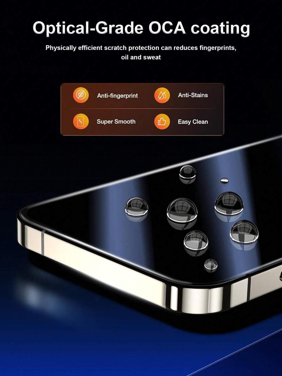 3 Peças de Película Protetora de Tela de Alta Definição, Adequada para