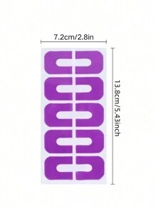 1 set de 10 piezas de protector de esmalte de uñas en forma de U, barrera de esmalte de uñas de plástico y látex, protector de esmalte de uñas en gel para los dedos, estampado en caliente para evitar derrames de esmalte de uñas, suministros para uñas, herramientas para uñas, herramientas de arte de uñas, de vuelta a la escuela, uñas, herramientas para uñas para uñas postizas