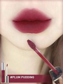 Blurry Lip Gloss - #Plum Pudding | Creamy Smooth Texture, Ultimate Matte Finish | Long-Lasting Color, Nourishing Formula | Korean Cosmetics, Gift Set - #PLUM PUDDING - View 8