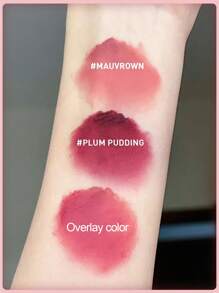Blurry Lip Gloss - #Plum Pudding | Creamy Smooth Texture, Ultimate Matte Finish | Long-Lasting Color, Nourishing Formula | Korean Cosmetics, Gift Set - #PLUM PUDDING - View 4