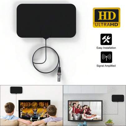 1000Miles Indoor HD Digital TV Antenna Aerial Signal Amplified 4K 1080P Freeview