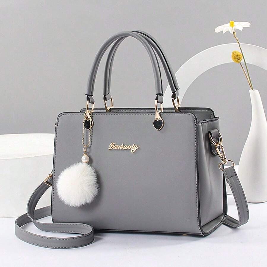 Small Purses And Handbags For Women Ladies Fashion Crossbody Bag Teenage Girls Top Handle Satchel Shoulder Bags Small Totes Bags - 灰色 - 查看 1