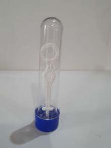 50 Soap Bubble Tubes 13cm Perfect For Party Favors - Xanh đậm - Xem 2