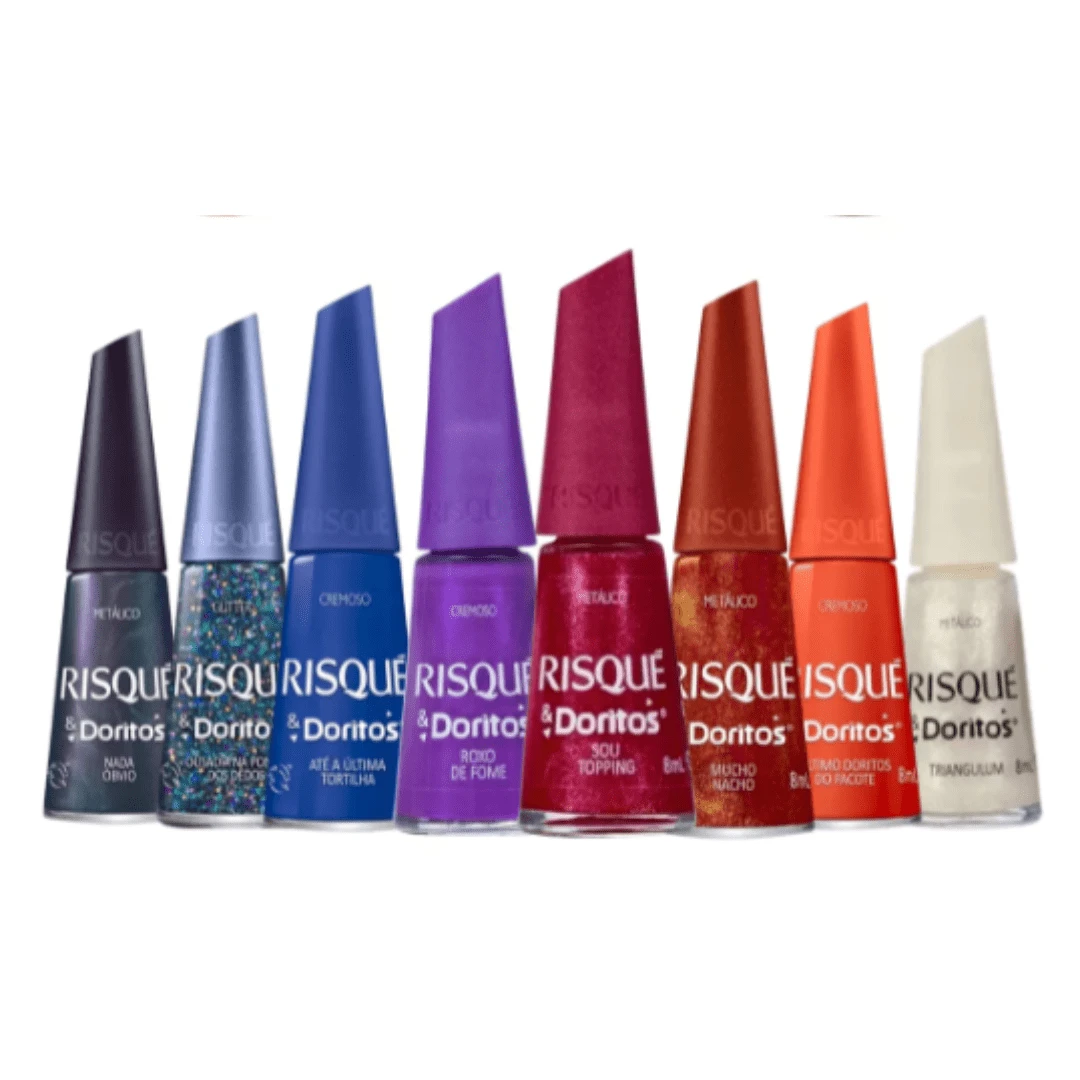 Risque Nail Polish Kit Doritos Collection In 8 Colors - Launch - 橘色 - 查看 1