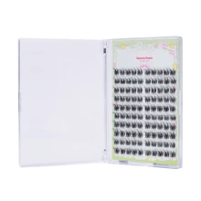 Ninetynine Dreams 100 PCs Velvet False Eyelash Clusters 3D Lightweight Wispy Natural Comfortable Band Spiky, Fluffy Eyelashes Packs - 濃密款 - 查看 7