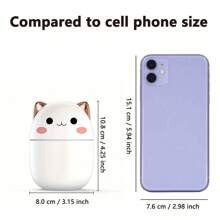 1pc Air Humidifier Home Humidifier 250ml USB Desktop Humidifier With Led Night Light - Improve Air Quality And Health, Ideal For Home, Bedroom And Car