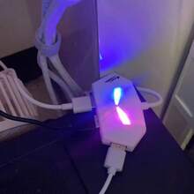 Hub divisor USB de 7 puertos / 4 puertos USB2.0, adaptador de concentrador USB, conector múltiple para PC, portátil, computadora, disco U, impresora, teclado, ratón - Blanco - Ver 7