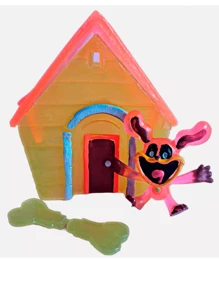 Dogday Figure Toy Smiling Critters Poppy Playtime Doll - 橘色 - 查看 1