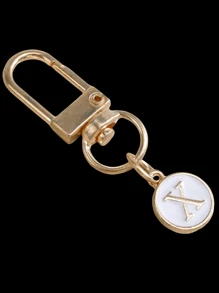 HAILIAN A Bag Pendant Designed Based On English Letters, With A Fashionable And Simple Style, Suitable For Halloween Costume Matching, Suitable For College Students And Elementary School Students Bag Pendant, Car Keychain, Birthday, Holiday, Back To School Season, Halloween Small Gifts
