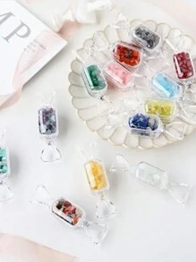 5pcs/10pcs, Clear Candy Plastic Storage Boxes, Cute Clear Jewelry Display Boxes, Small Business Supplies, Packaging Boxes, Wedding Decorations, Gift Boxes, - White - View 4