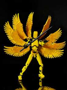 CobidBox Titan 13 Action Figure,Assembly Completed Dummy 13 Action Figure Lucky 13 Action Figure T13 Action Figure 3D Printed Multi-Jointed Movable, Nova 13 Action Figure Toy Red - 13 Random Colors - View 1