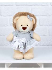 Plush  Standing Dress 25 Cm For Decoration - 4 Pieces - 灰色 - 查看 5