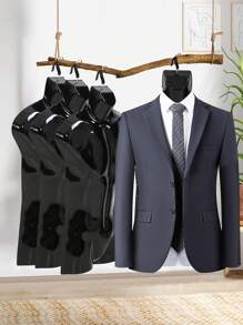 4PCS Female Male Mannequin Half Body Mannequin Torso Dress Form Sewing Manikin With Metal Hook - 黑色 - 查看 1