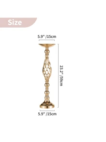 2/10 Pcs 23.2in High Versatile Metal Flower Arrangement, Candle Holder Stand Set For Wedding Party Dinner Centerpiece Event Restaurant Hotel Decoration,Halloween And Decorations