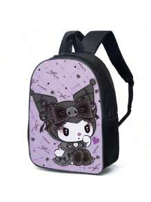 Sanrio 3D Fully Printed Cartoon 3-Piece Backpack Primary School Bag Children's Lunch Bag Pencil Bag Set Anime Kawaii Cartoon School Bag