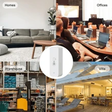 Tuya Wifi智能溫濕度傳感器,通過app Smart Life遠程監控,與alexa和google Assistant兼容的智能溫濕度計 - 白色 - 查看 7