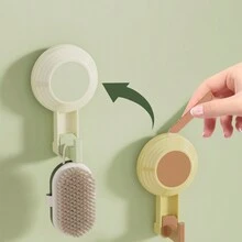 خطاف لاصق متعدد الوظائف مثبت على الحائط 1قطعة، بدون ثقب، للحمام والمطبخ والخزانة - متعدد الألوان - مشاهدة 6