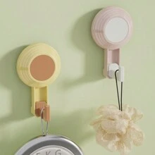 خطاف لاصق متعدد الوظائف مثبت على الحائط 1قطعة، بدون ثقب، للحمام والمطبخ والخزانة - متعدد الألوان - مشاهدة 4