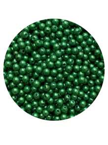 500 Pearls Traditional Abs 6mm Beads Crafts And Jewelry - Màu xanh lá cây đậm - Xem 2