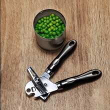 Professional Crank Stainless Steel Can Bottle Opener Without Burr 3588 - Black - View 6
